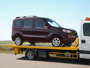 emergency vehicle recovery flatbed