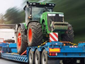 machinery towing tractor transport