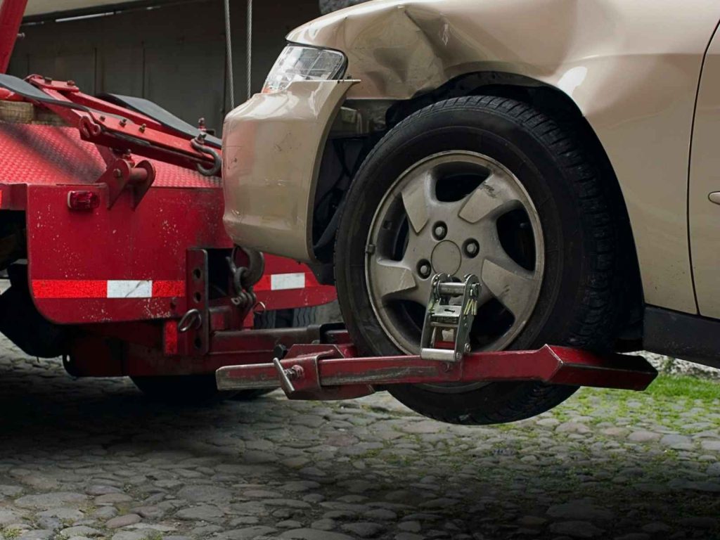 wheel lift emergency towing